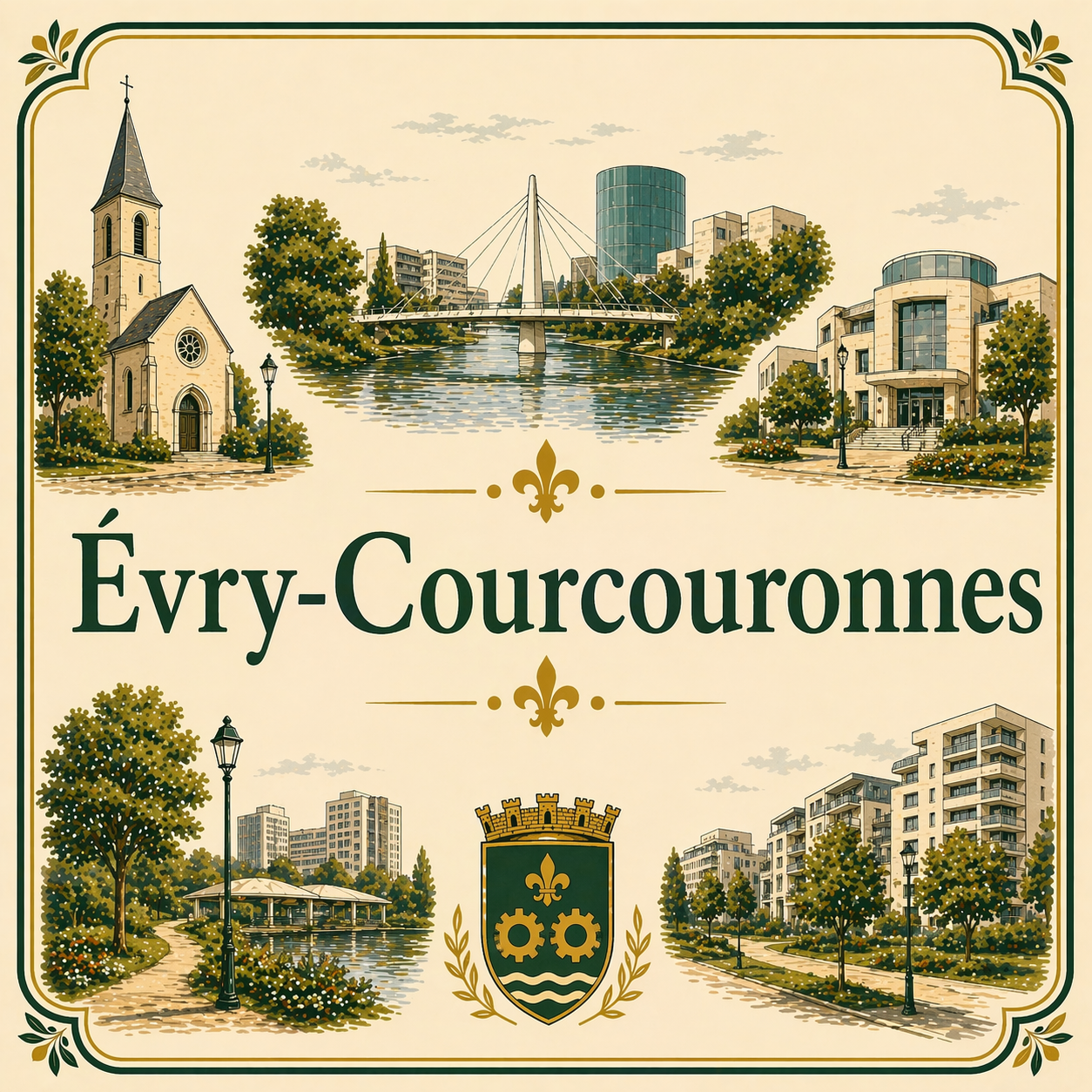 Livraison bois de chauffage à Évry-Courcouronnes (Essonne)