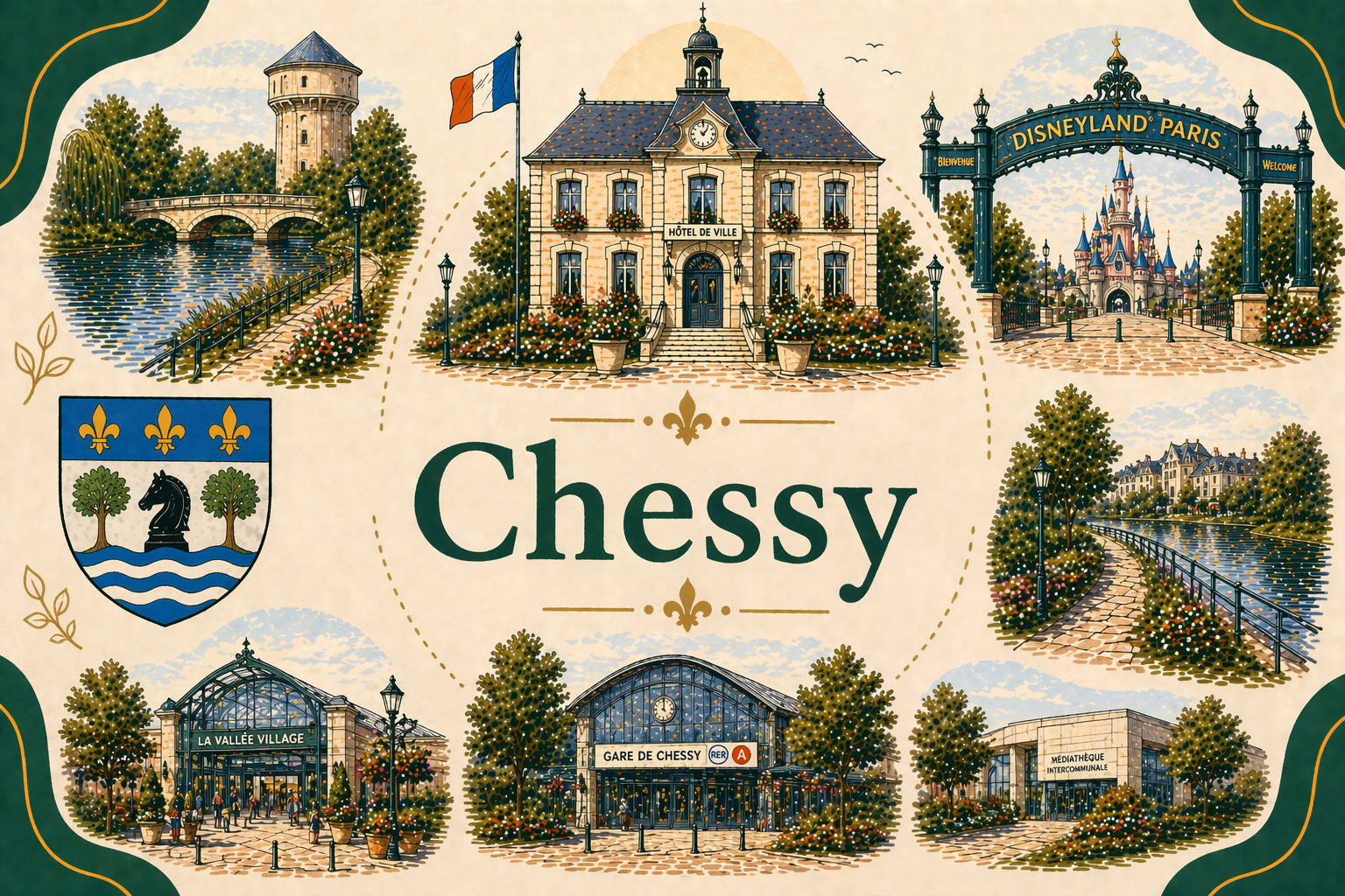 Livraison bois de chauffage à Chessy (Seine-et-Marne)