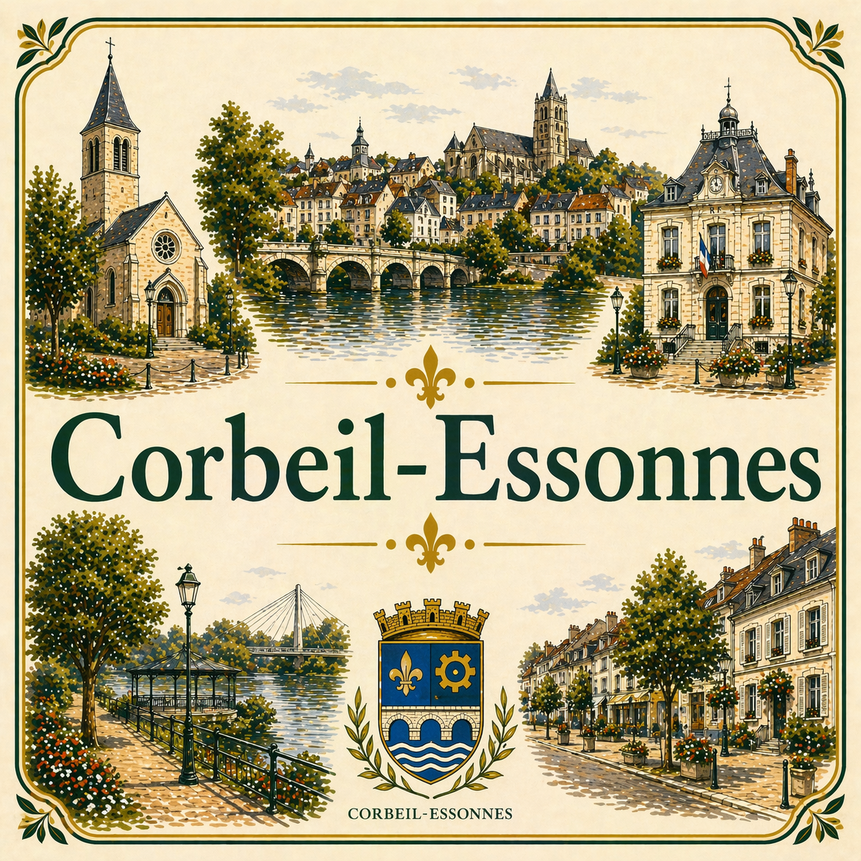 Livraison bois de chauffage à Corbeil-Essonnes (Essonne)
