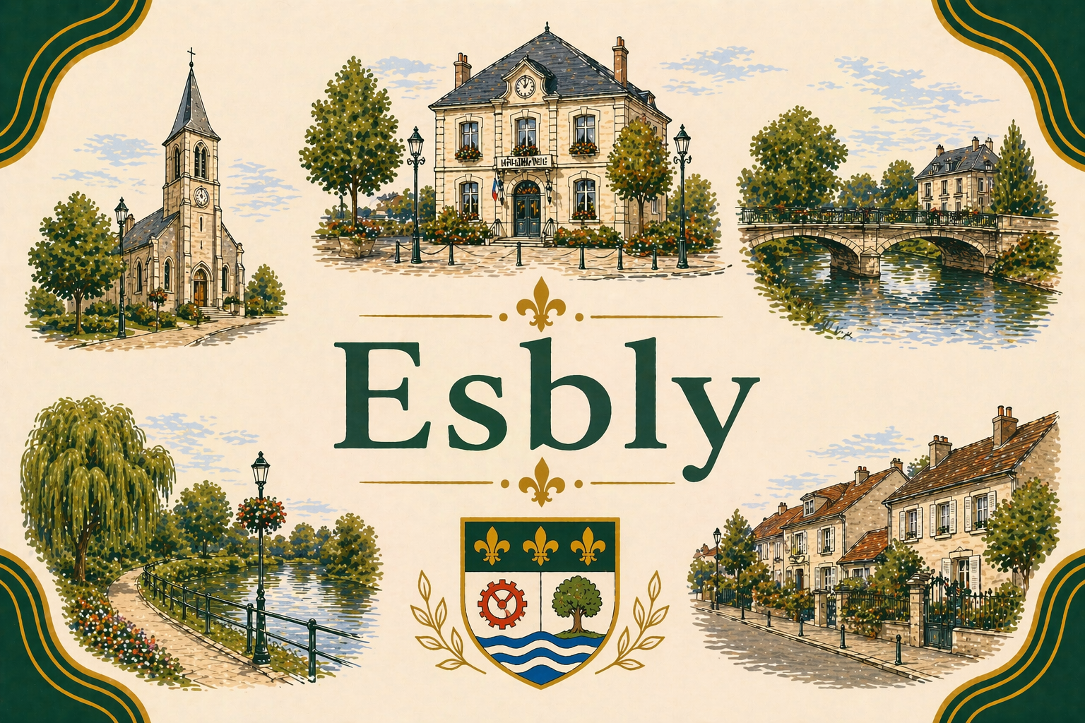 Livraison bois de chauffage à Esbly (Seine-et-Marne)