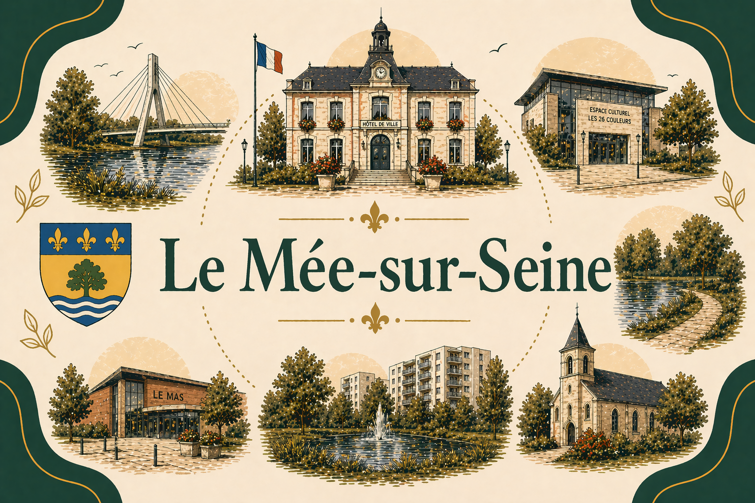 Livraison bois de chauffage à Le Mée-sur-Seine (Seine-et-Marne)