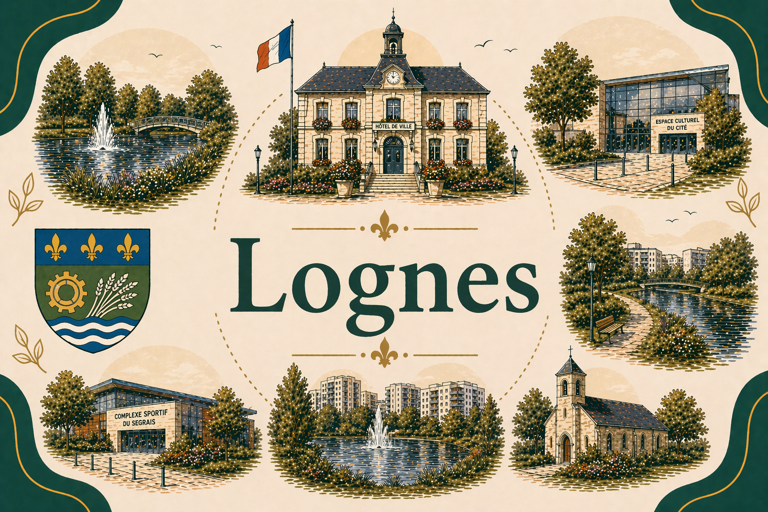 Livraison bois de chauffage à Lognes (Seine-et-Marne)