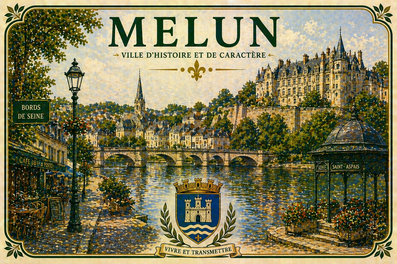 Livraison de bois de chauffage à Melun — maisons et rue résidentielle (préparer l’accès)