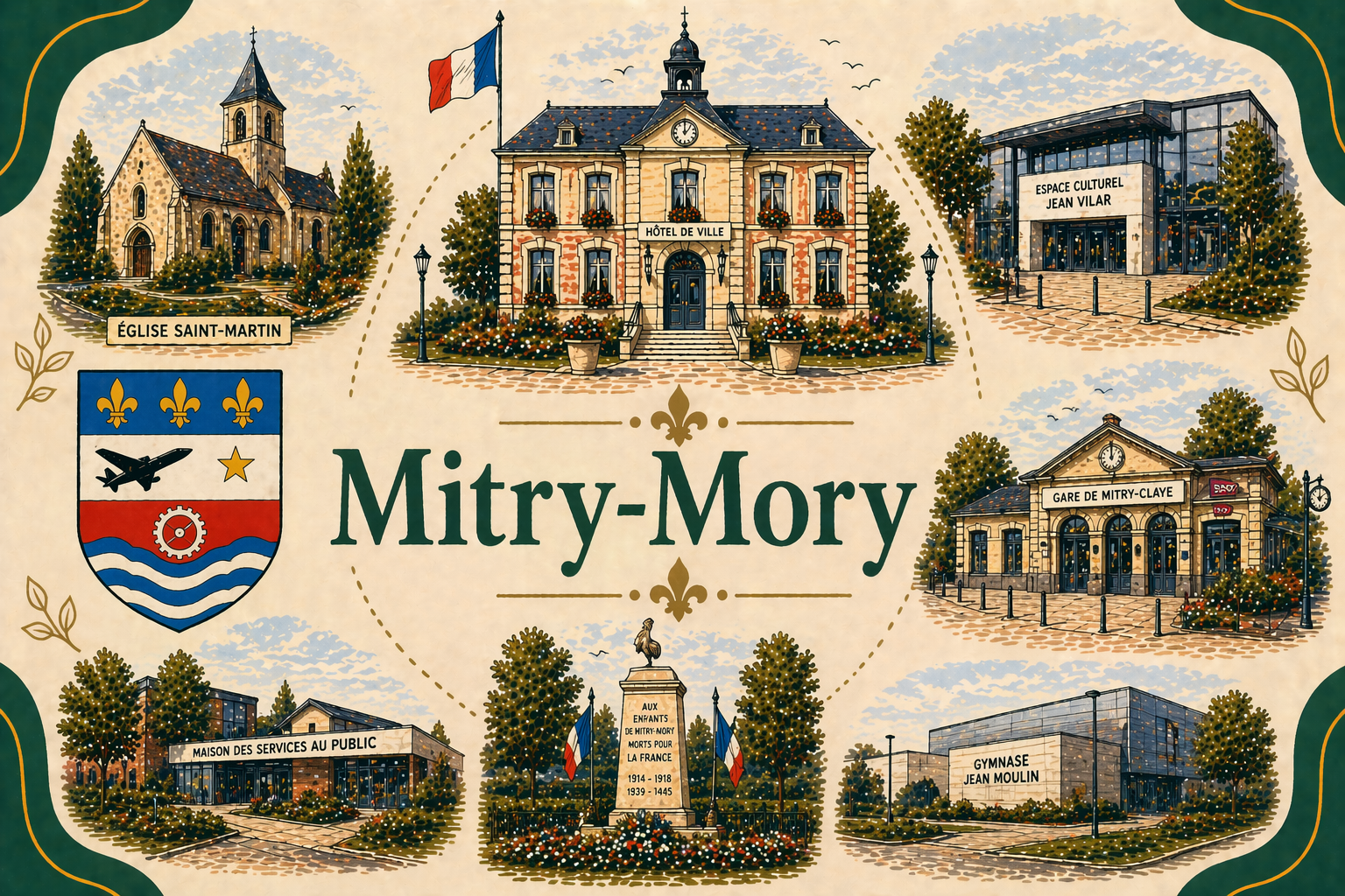 Livraison bois de chauffage à Mitry-Mory (Seine-et-Marne)