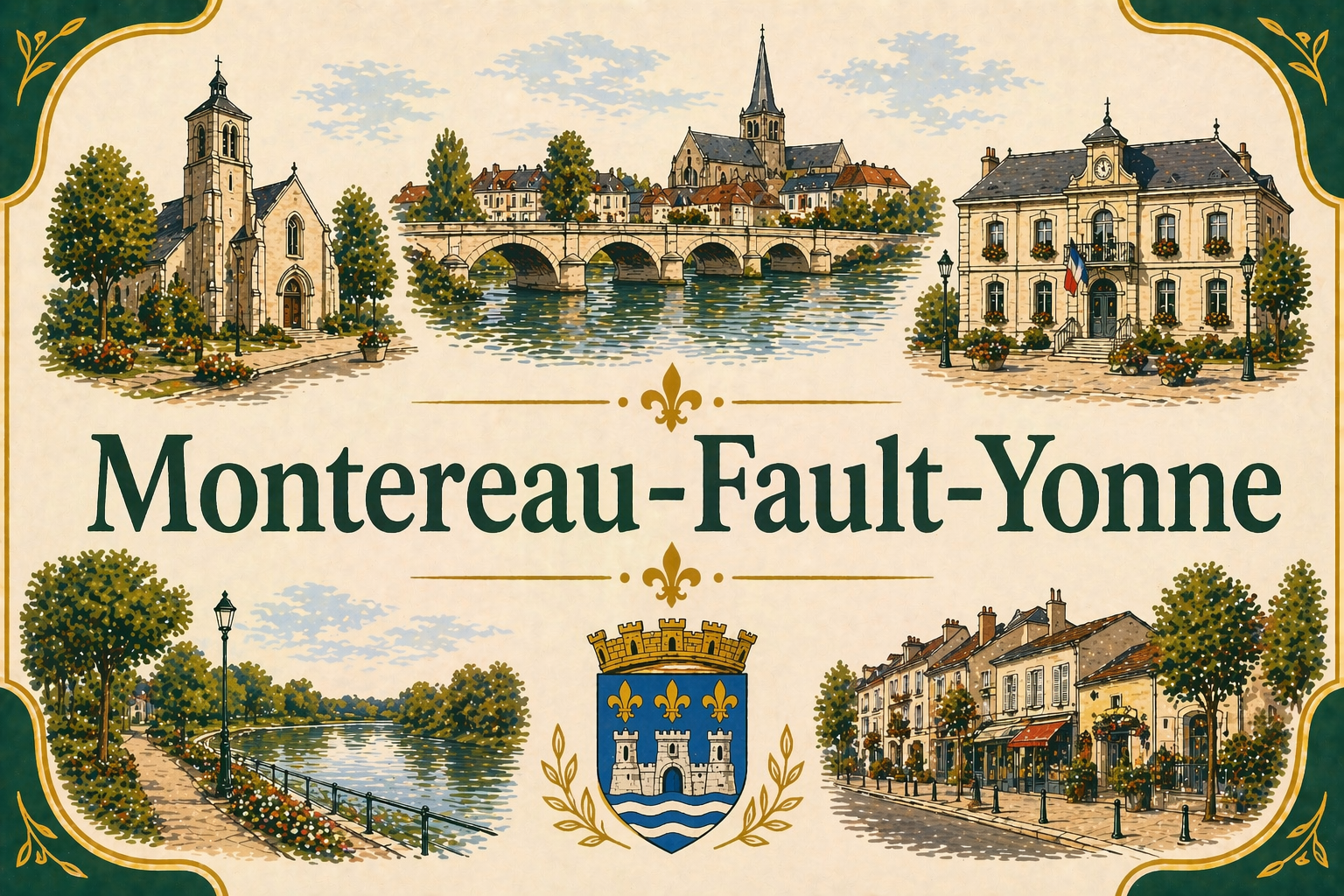 Livraison bois de chauffage à Montereau-Fault-Yonne (Seine-et-Marne)