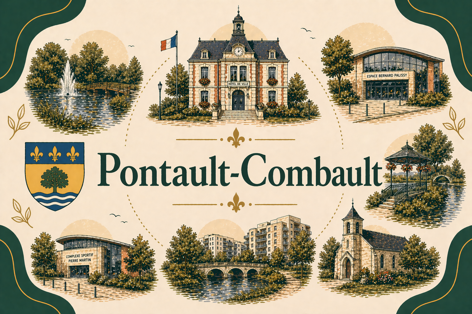 Livraison bois de chauffage à Pontault-Combault (Seine-et-Marne)
