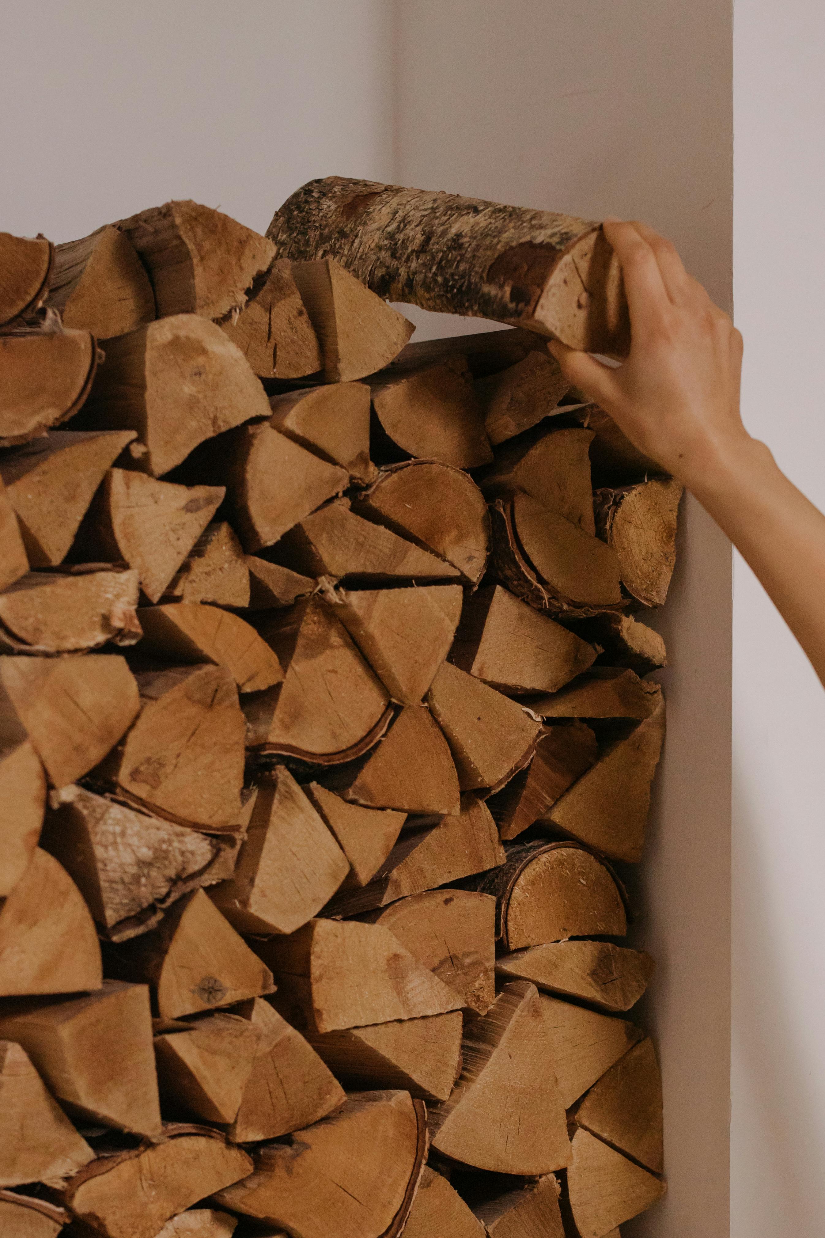 Bûches fendues : repères visuels pour identifier un bois de chauffage suffisamment sec