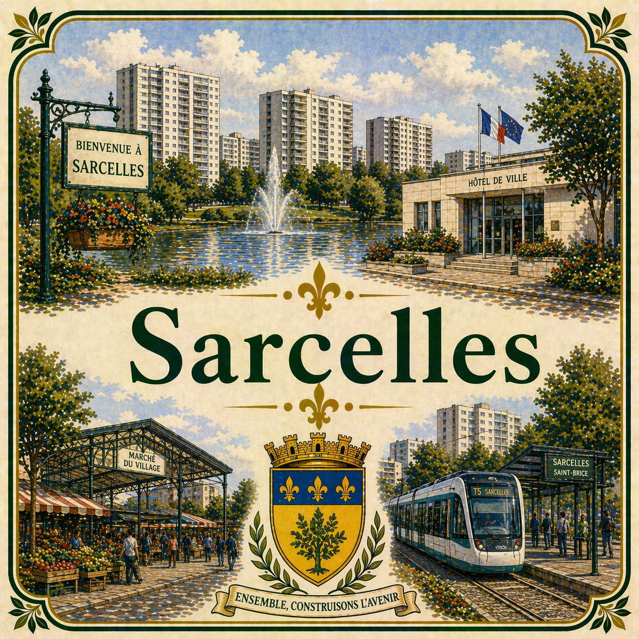 Livraison bois de chauffage à Sarcelles (Val-d’Oise)