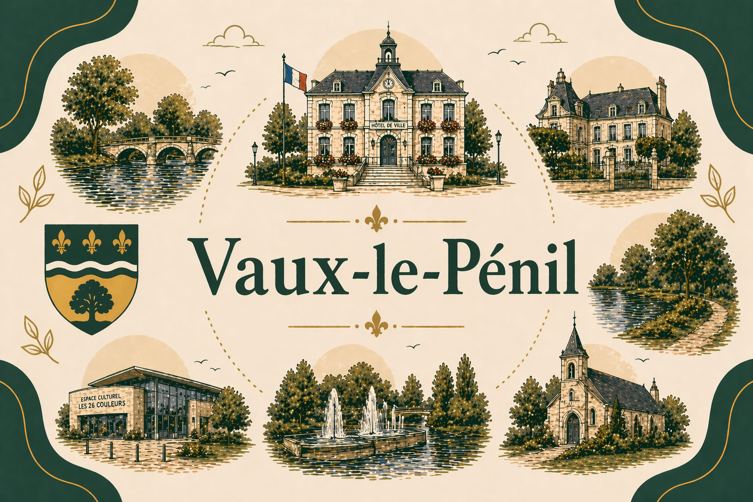 Livraison bois de chauffage à Vaux-le-Pénil (Seine-et-Marne)