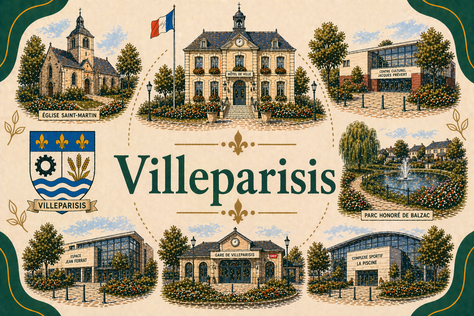 Livraison bois de chauffage à Villeparisis (Seine-et-Marne)