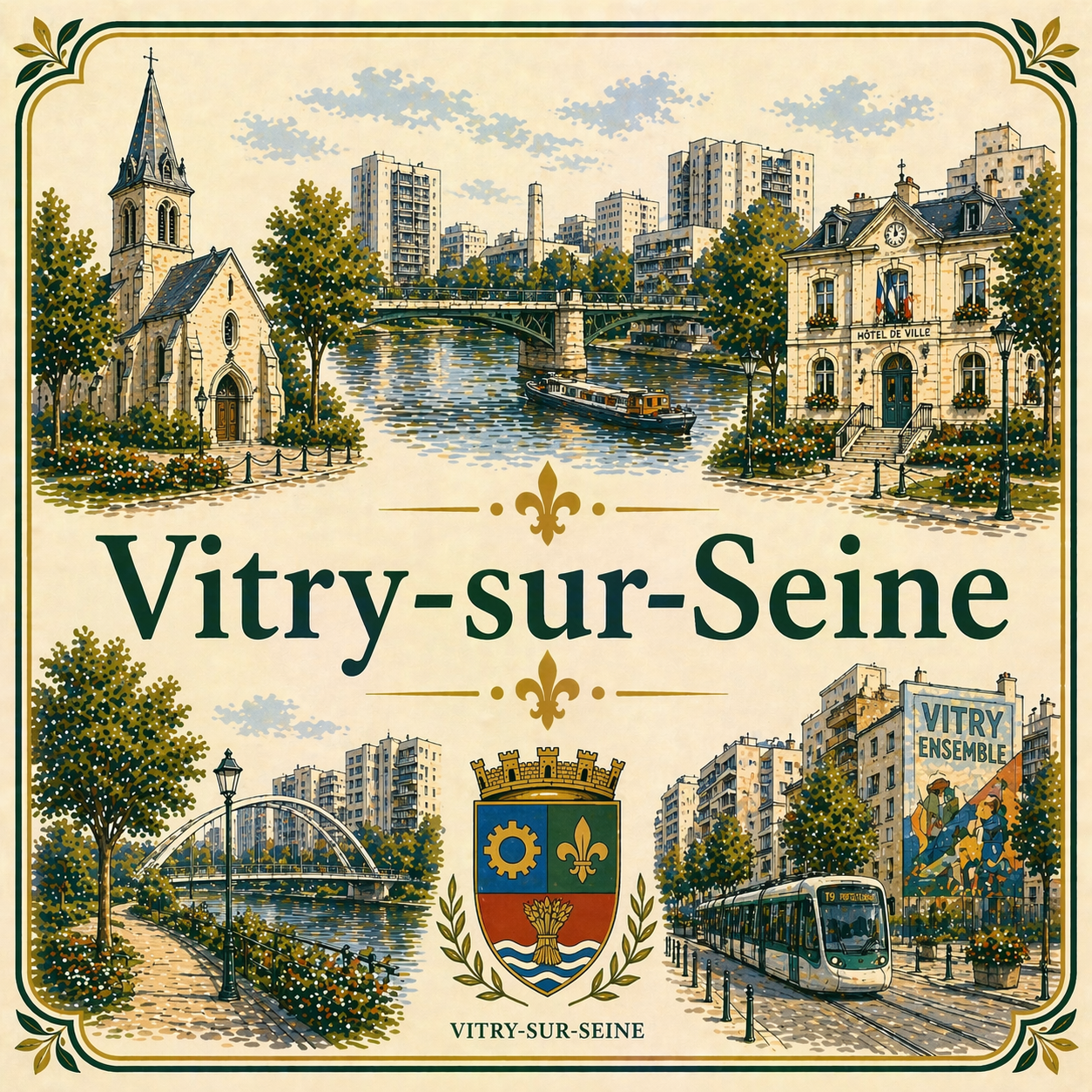 Livraison bois de chauffage à Vitry-sur-Seine (Val-de-Marne)