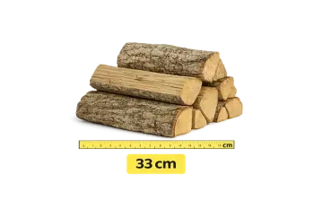 Bûches 33cm bois de chauffage